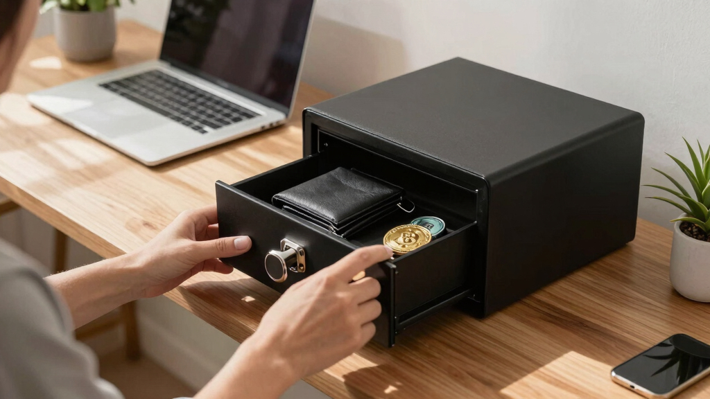 best lockable drawer safe for crypto devices