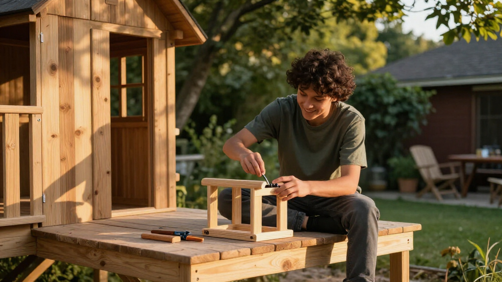 playhouse outdoor wood