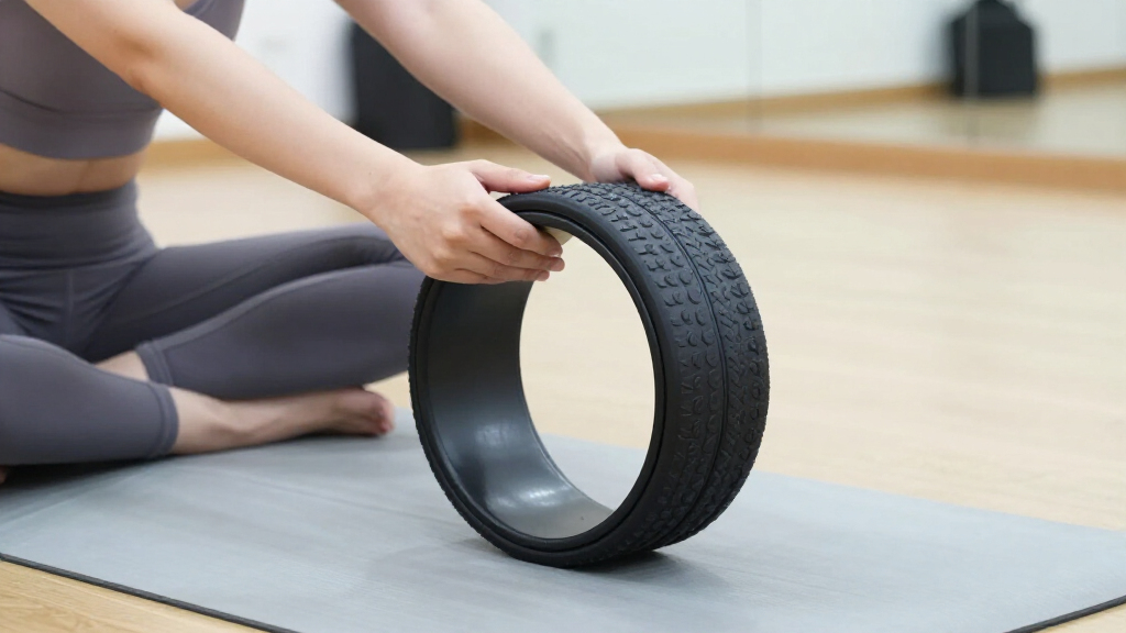 compact yoga wheels