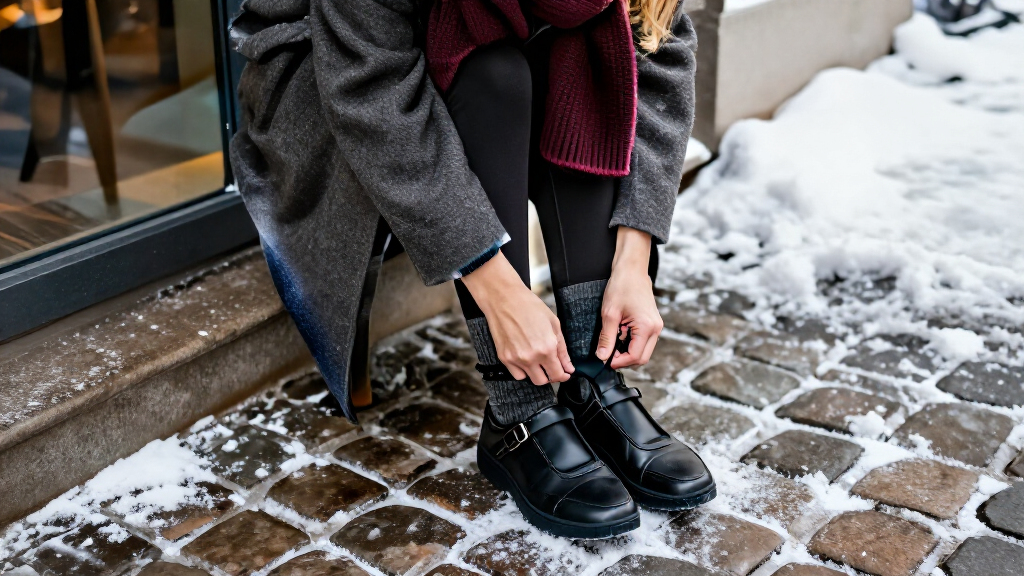 best winterized Mary Jane sneakers
