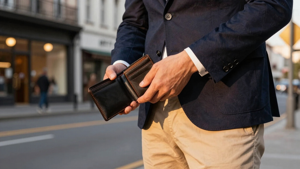 luxury men's leather wallets