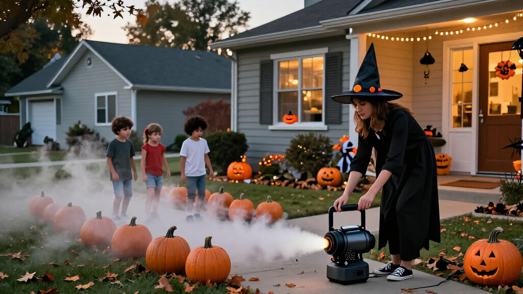 Halloween fog machines