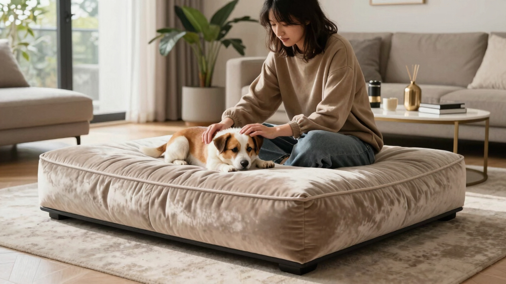 luxury dog couch bed