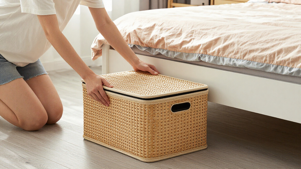 best under-bed storage baskets