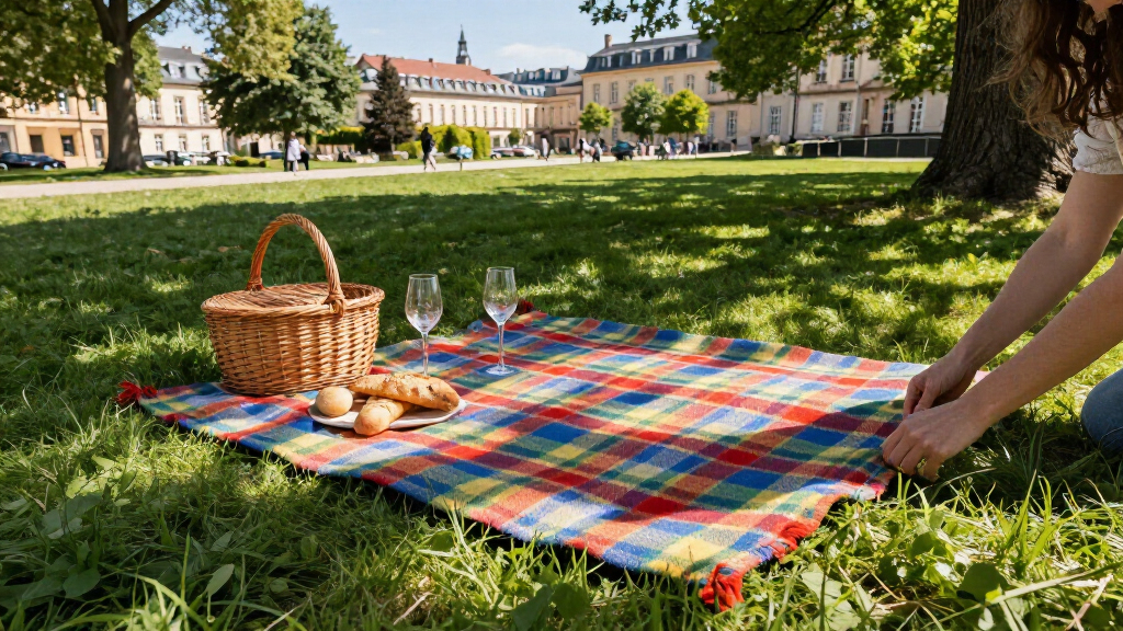 best travel picnic blanket for europe