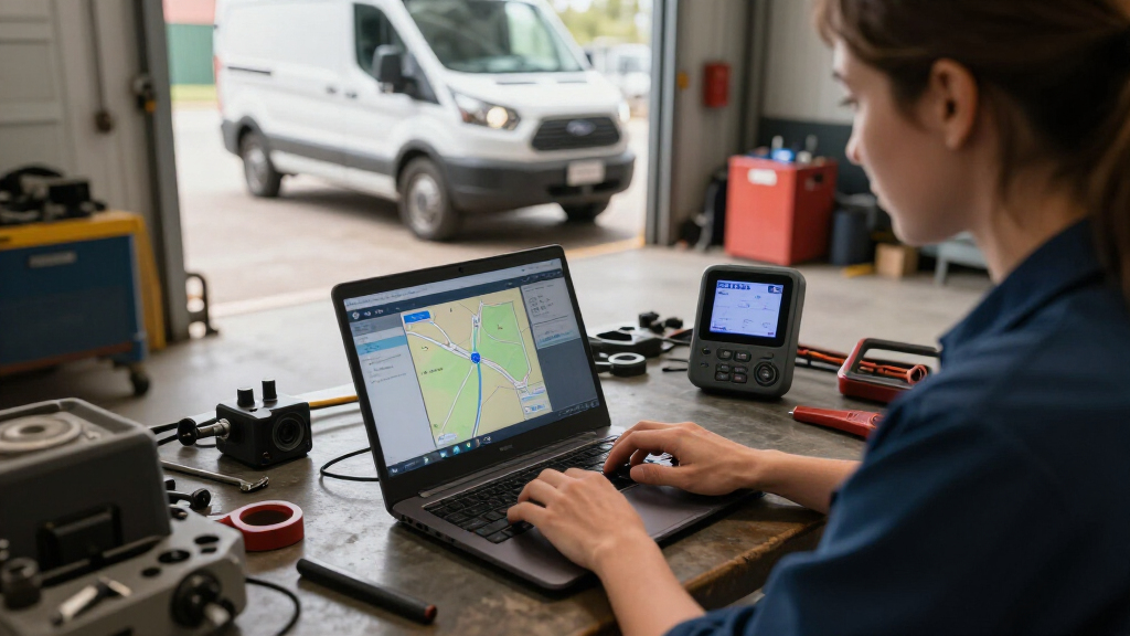 best Ford Transit GPS fleet tracking devices