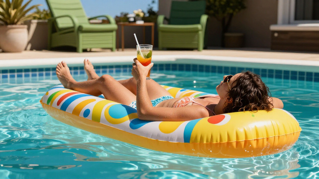 inflatable pool floats