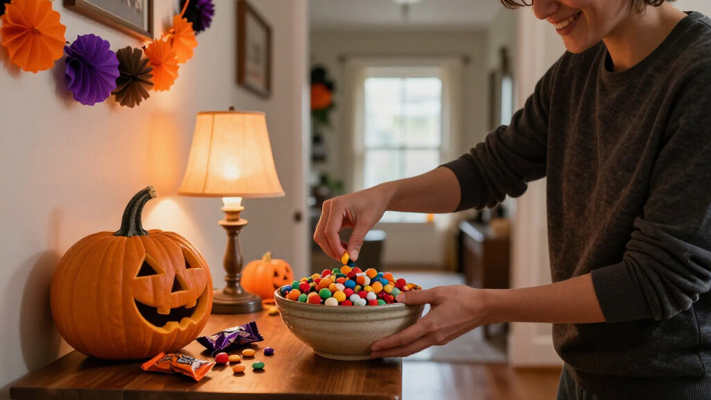 Halloween candy bowls