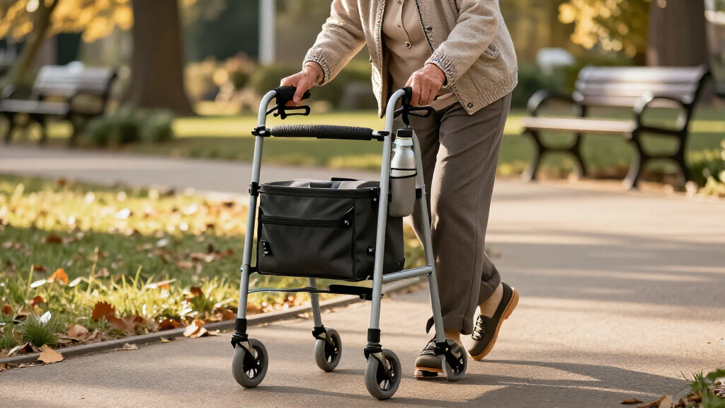 walker accessories for seniors bags glides