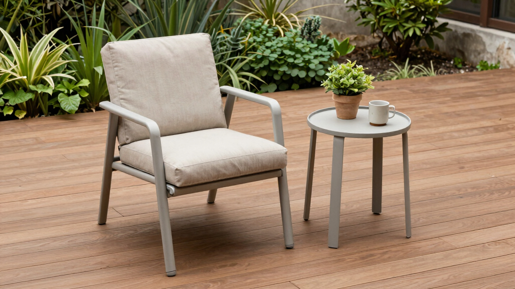 senior-friendly outdoor seating