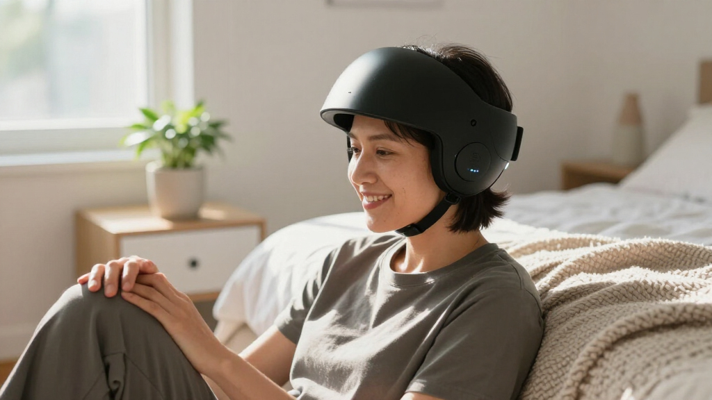 best led hair growth helmet