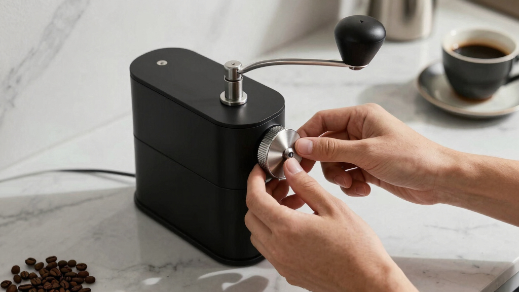 best espresso grinder with large adjustment dial