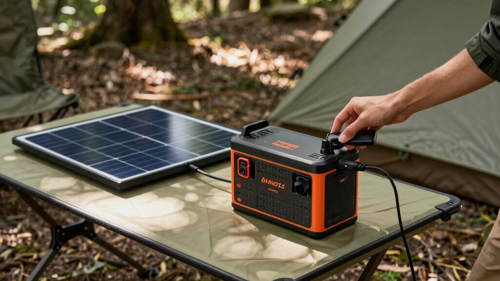 best camping battery charging station