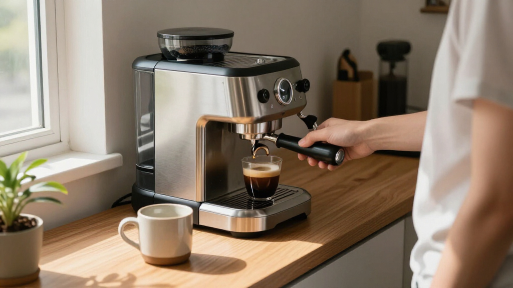 Espresso machine for home coffee bar office