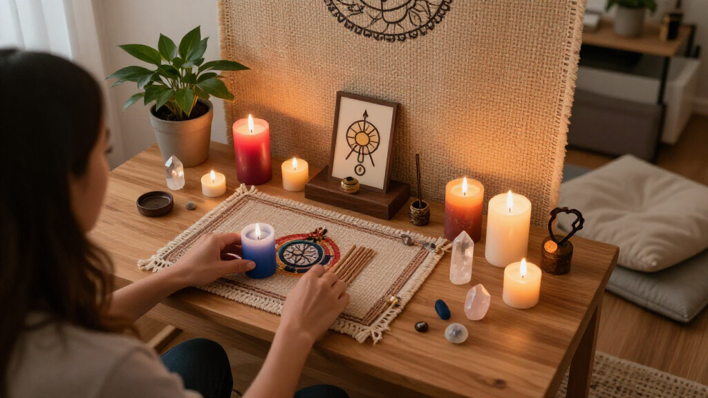 spirituality-themed dorm decor