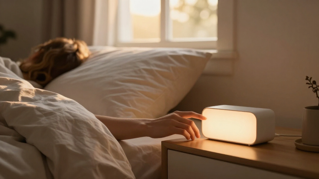 smart wake-up light alarm clock