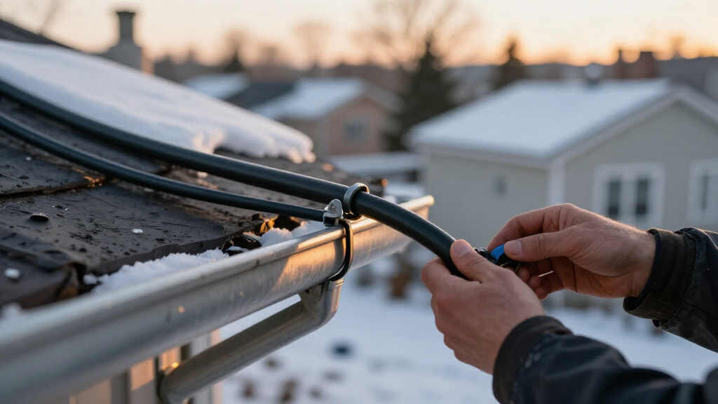 gutter de icing cables