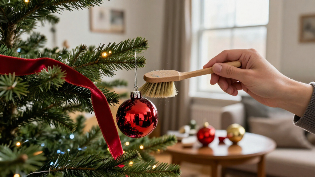 christmas decoration cleaning brushes