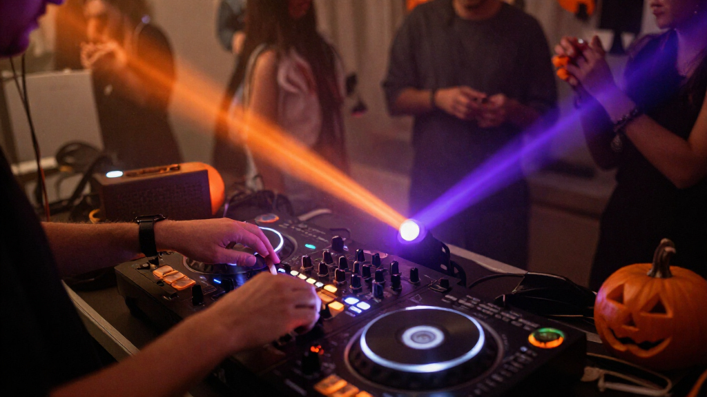 Halloween DJ lights
