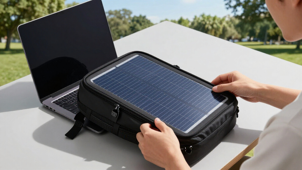 solar-powered laptop backpacks