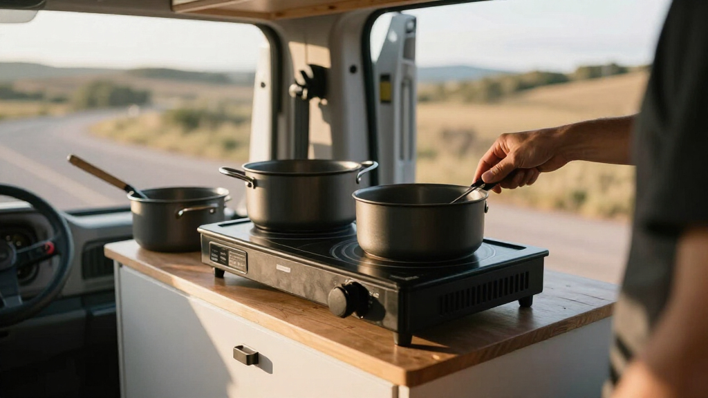 best heavy-duty portable induction cooktop for van life road trips
