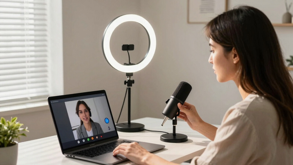 best key light for webinar hosts
