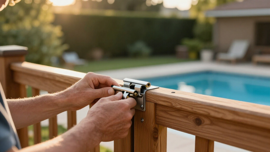 best pool gate self closing latch kit