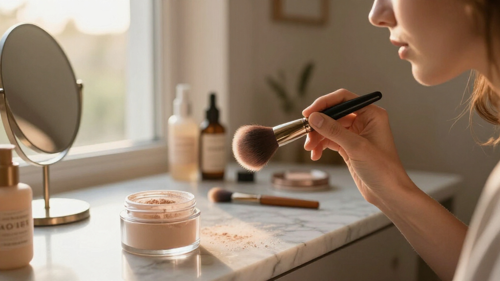 loose translucent powders
