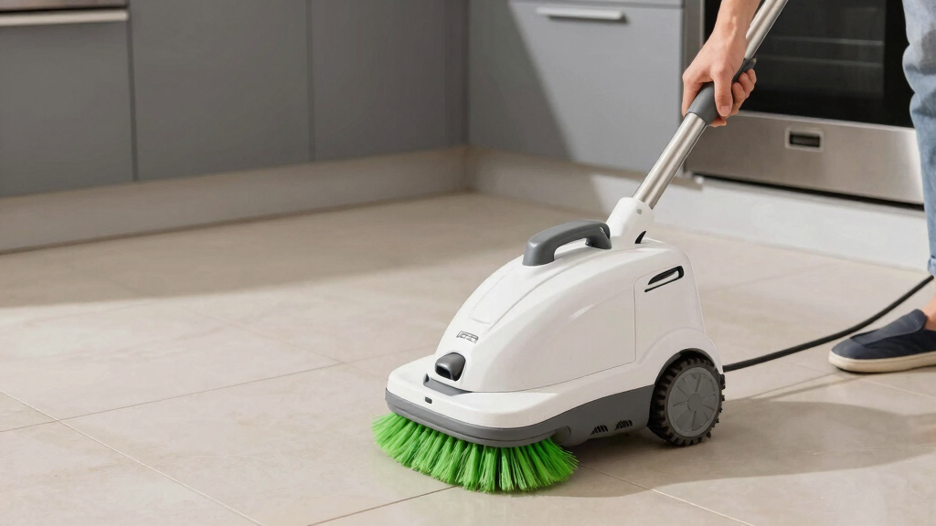 cordless electric floor scrubber