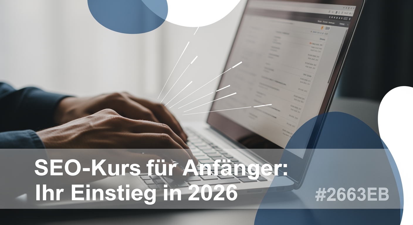 SEO-Kurs fÃ¼r AnfÃ¤nger: Ihr Einstieg in 2026