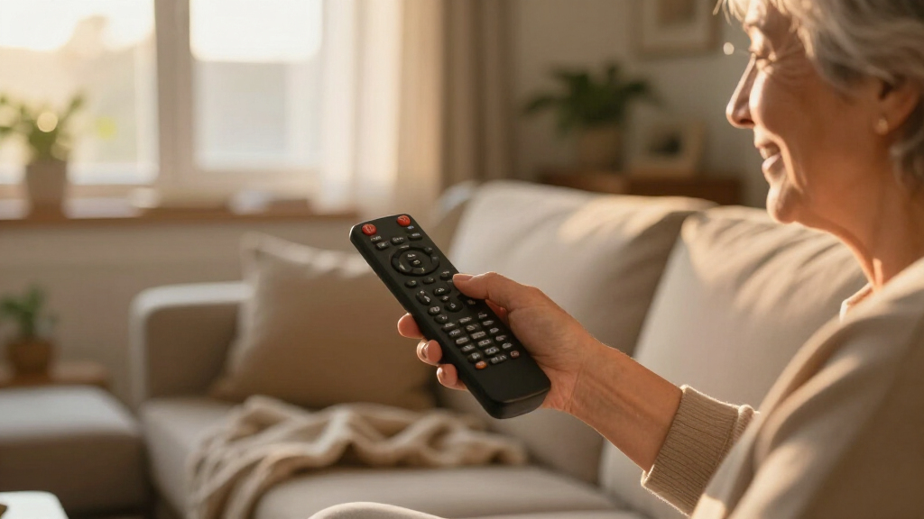 large-button remote controls for seniors