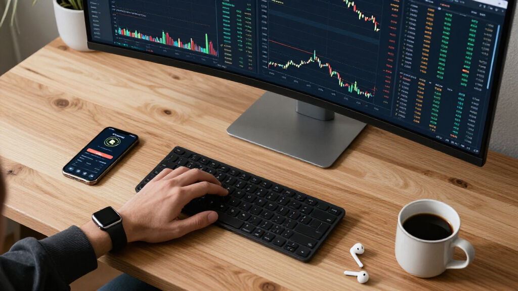 dual monitor setup for crypto trading