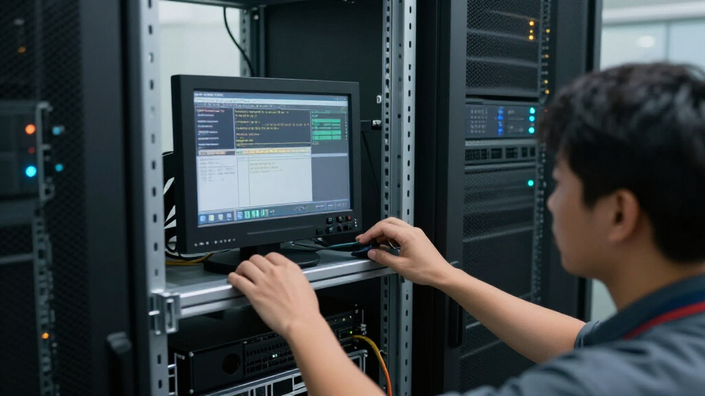 best rack LCD console for small server rooms