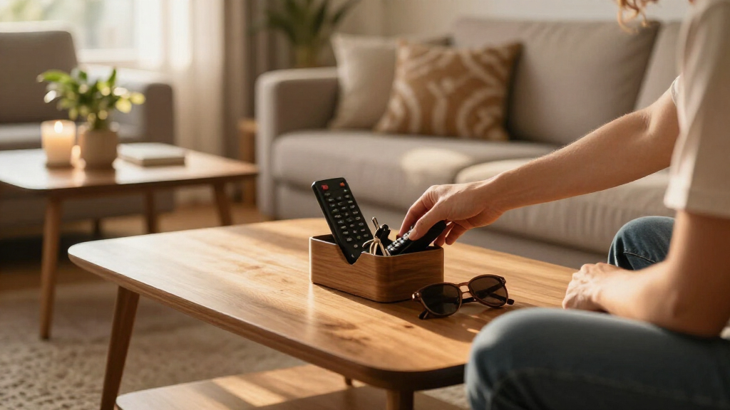 remote control organizer caddy