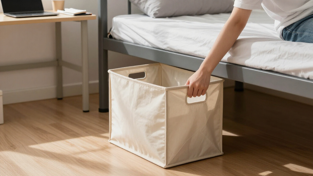 best dorm room under bed storage