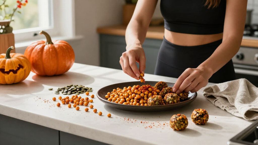 vegan Halloween protein snacks