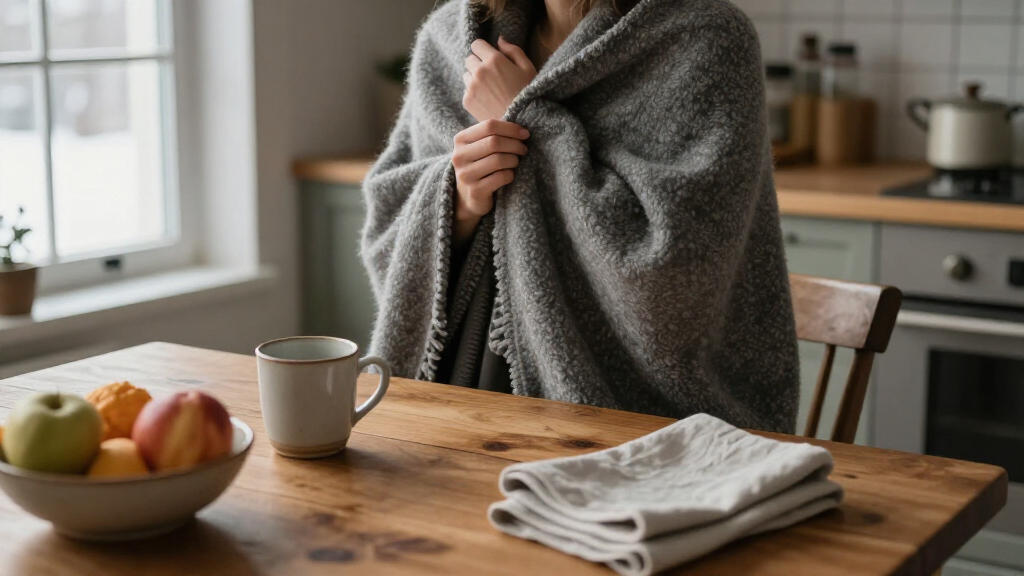 kitchen linens winter