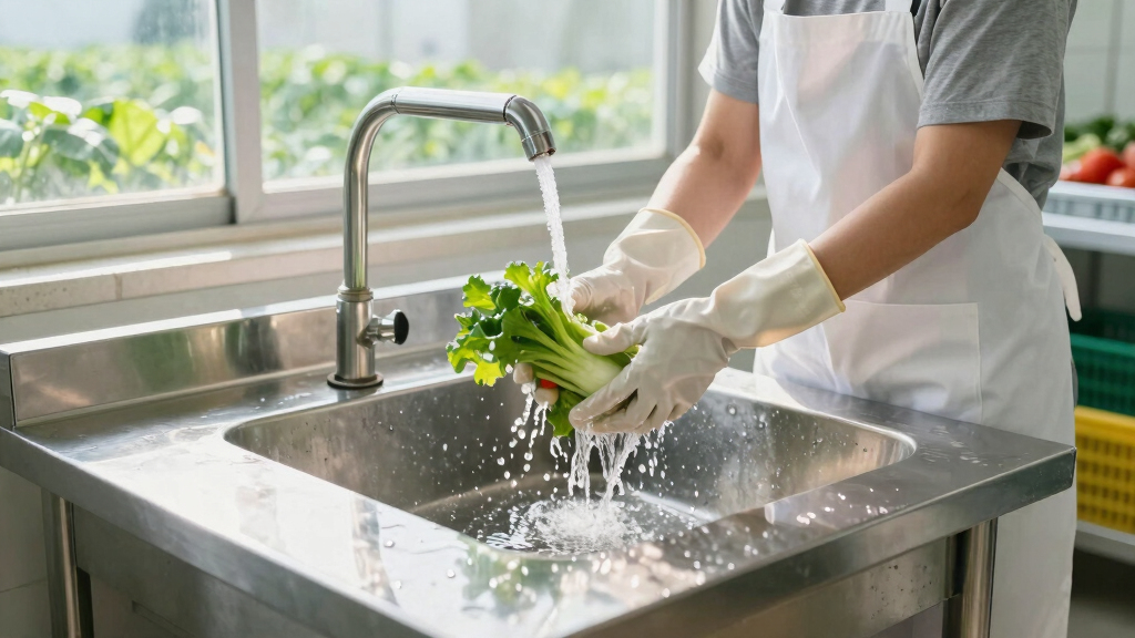 best stainless steel prep table for harvest washing