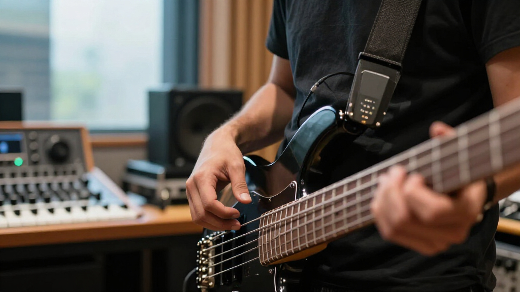 wireless instrument system for bass guitar