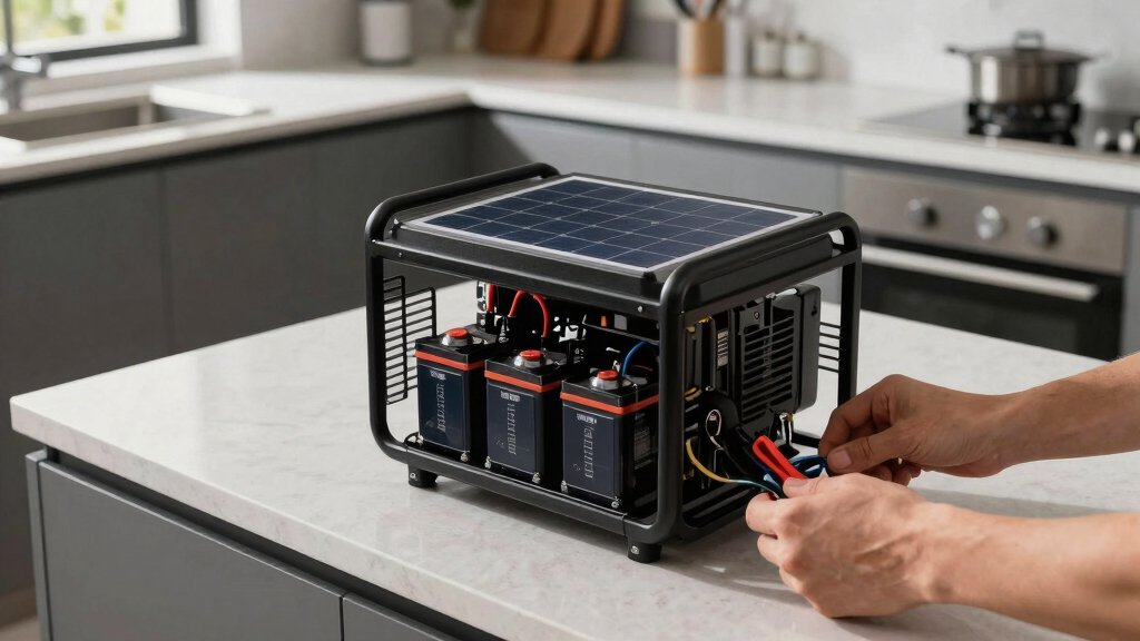 solar-powered backup generators