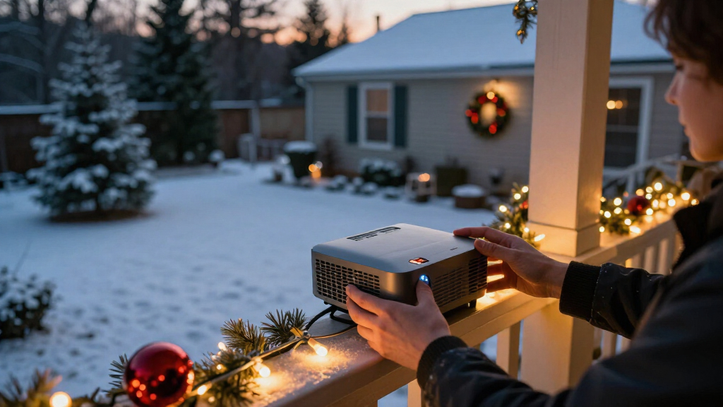 outdoor christmas light projectors