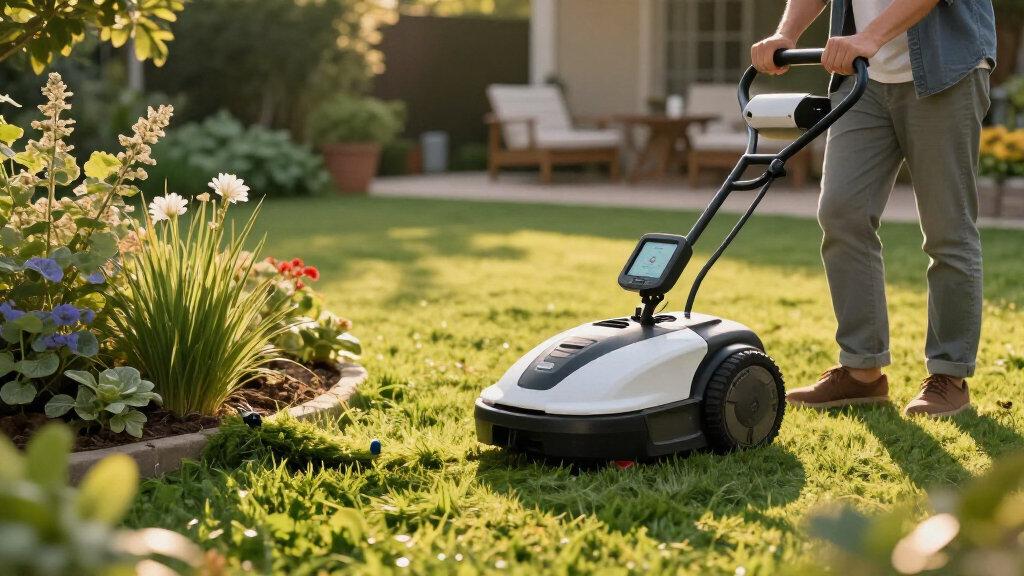 gps robot lawn mowers