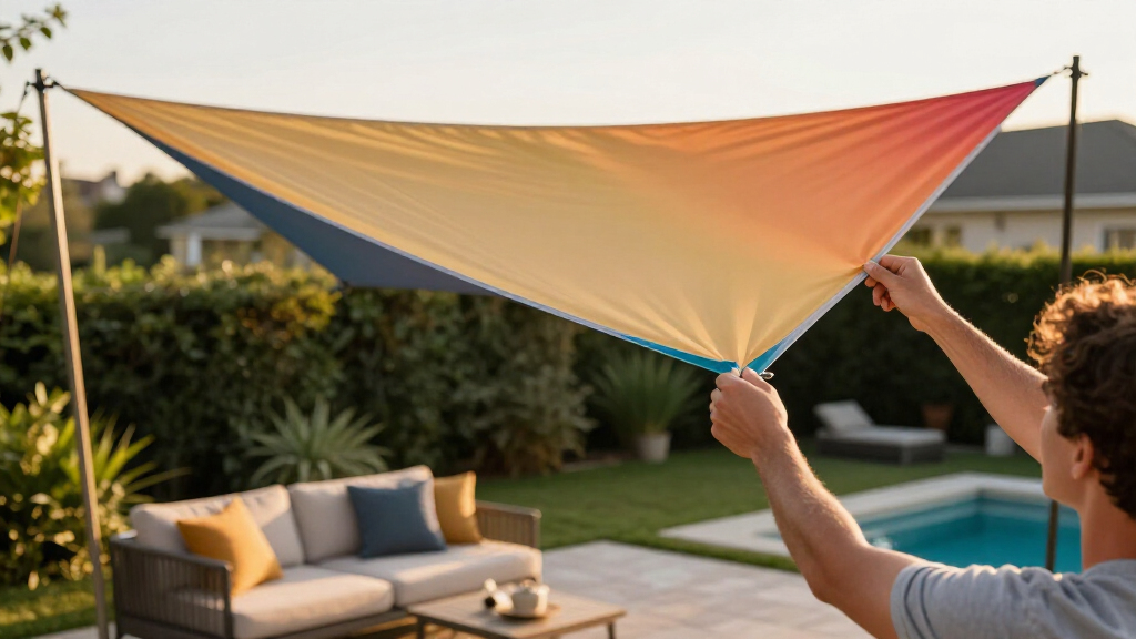 best triangle shade sail kit