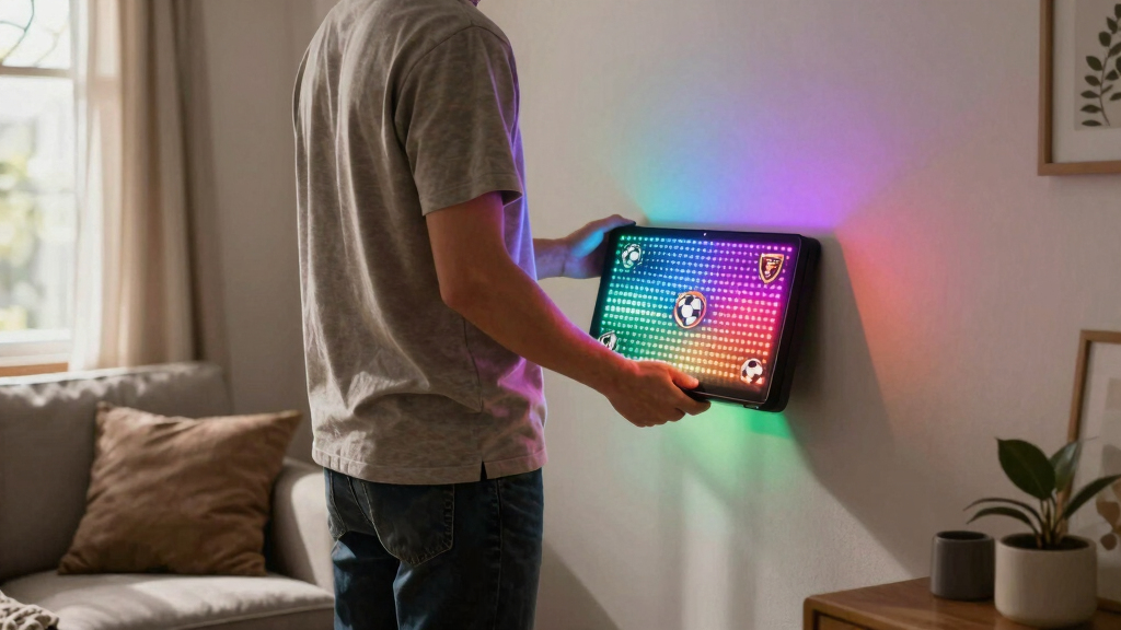 soccer fan LED light displays