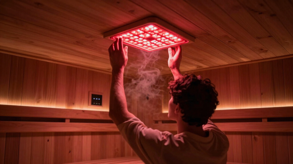 best home sauna with red light therapy