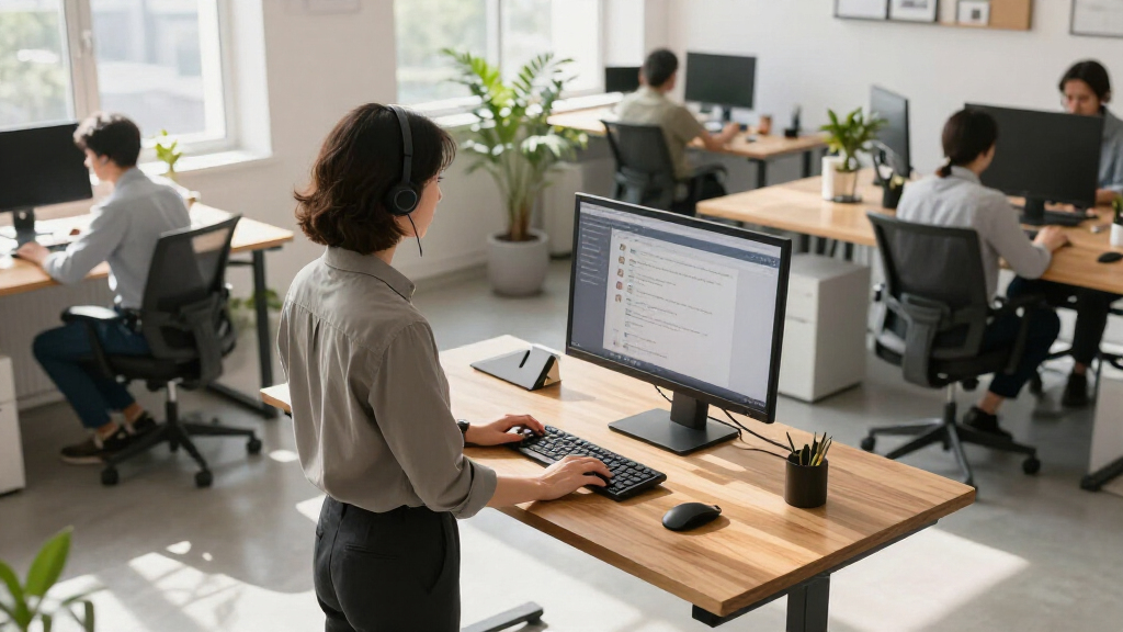 best standing desk for customer support teams