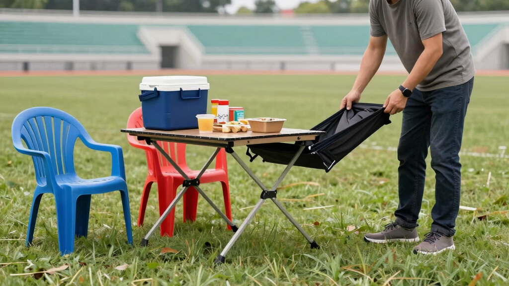 portable outdoor tailgating furniture