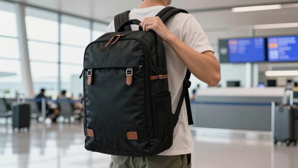 ballistic nylon travel backpacks with laptop compartment
