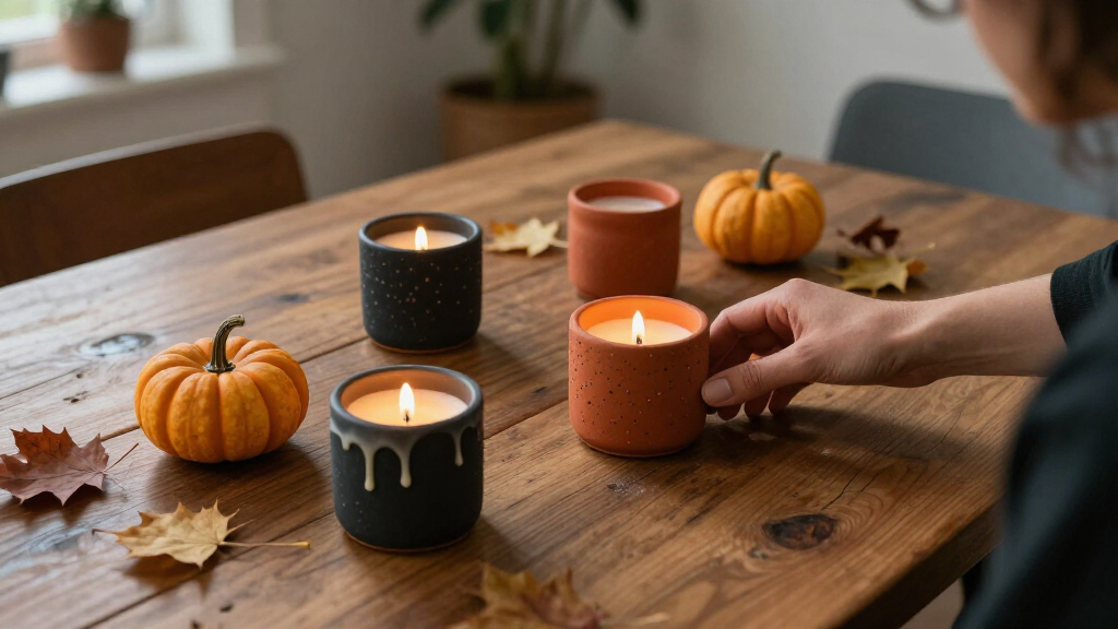 Halloween candle holders