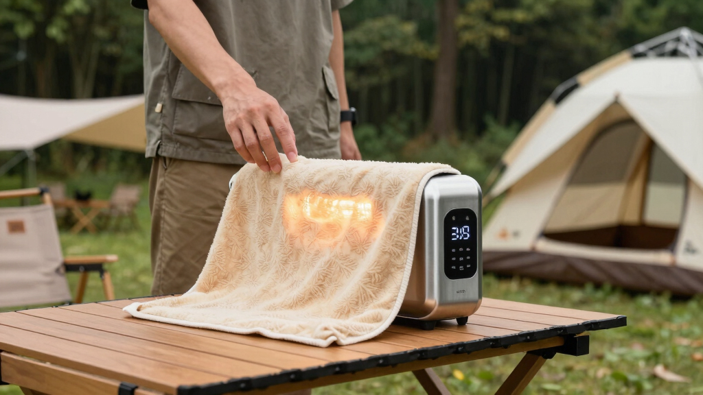 best portable towel warmer for camp showers